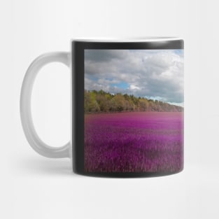 Lavender field in The Cotswolds Mug